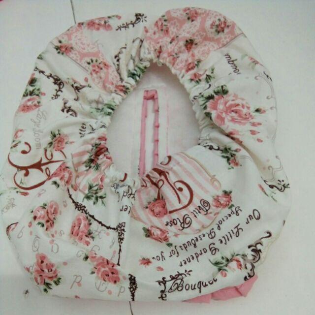 Tempat Tissue Travel Motif Shabby Chic Pink