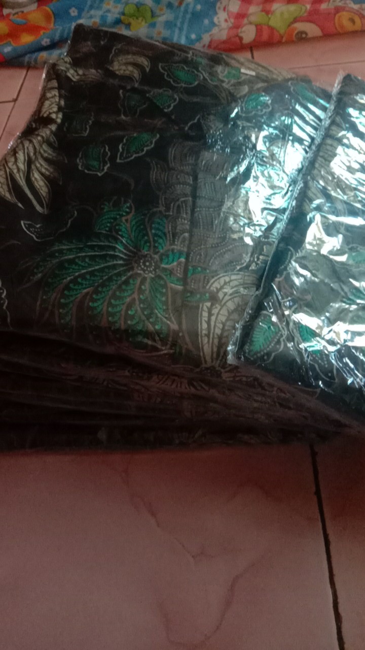 Kemeja Batik Pria Lengan Panjang Size M L Xl Xxl