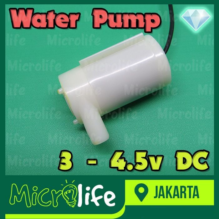 Micro Submersible Water Pump DC 3-4.5v Pompa Air Mikro