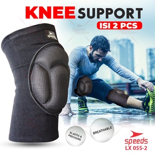 SPEEDS Pelindung Lutut Kaki untuk Perlengkapan Fitness Knee Supporter 055-2