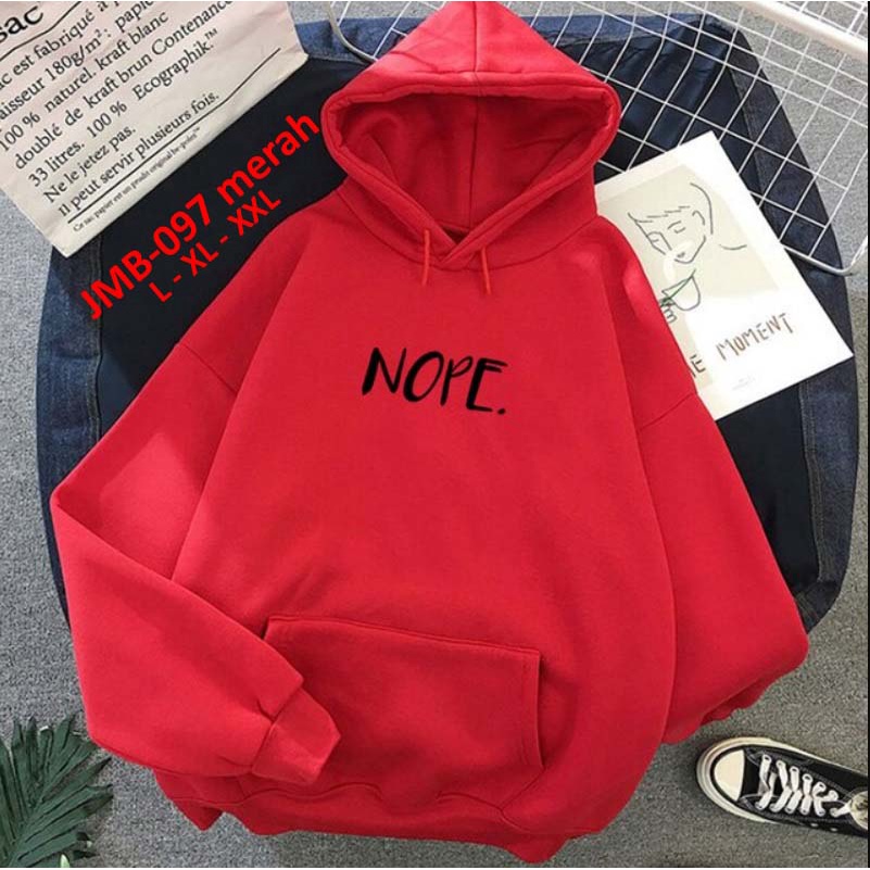 AA1 - Nope Hoodie Fleece Oversize