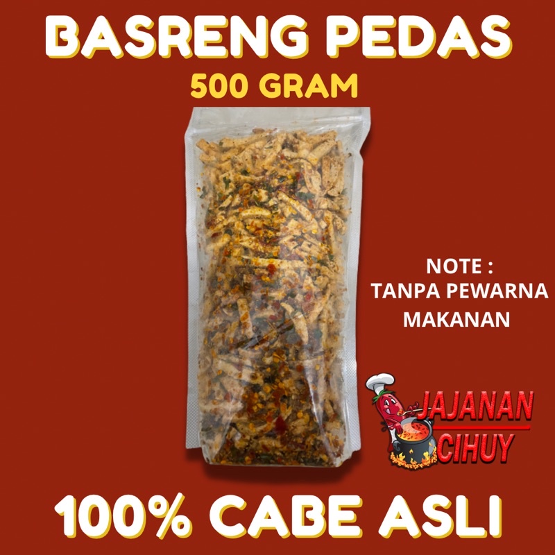 

Basreng Pedas Daun Jeruk Viral 500Gram | Bakso Goreng Pedas Viral | Basreng Pedas Jajanan Cihuy