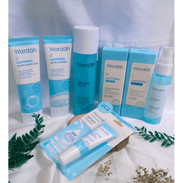 Paket Wardah Lightening Series Lengkap|Sepaket Wardah Lightening Series
