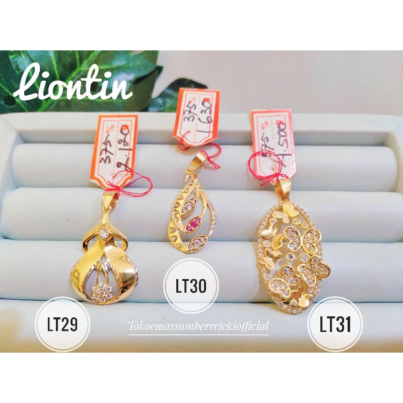 x6*  Liontin / liontin 375 / liontin 8k / liontin kadar 375 / liontin kadar 8k / liontin emas / lion