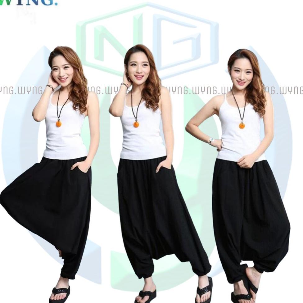 [KODE JWWMY] Celana Jogger Hareem Sirwal Pants Longgar Korean Harem India Pantsuit Aladin Streetwear