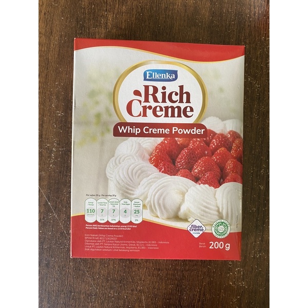 

Rich creme whip cream powder 200gr