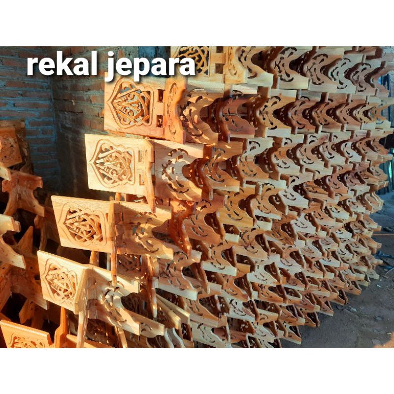 Rekal Al Quran Motif Iqro' Ukuran 12 x 28 Asli Jepara