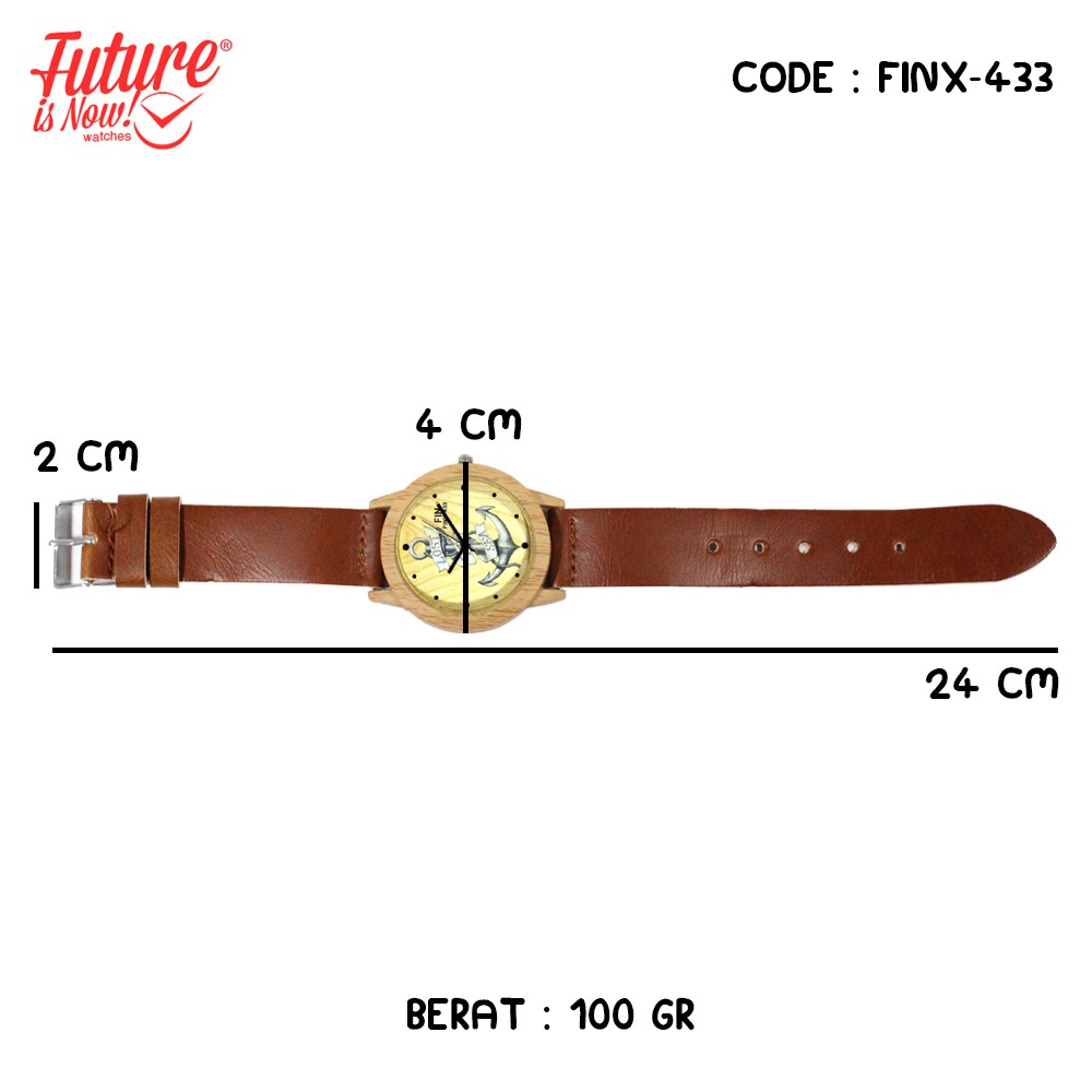 FINX-433 Future Is Now Jam Tangan Fashion Pria/Wanita (Unisex) Analog/FINX-434