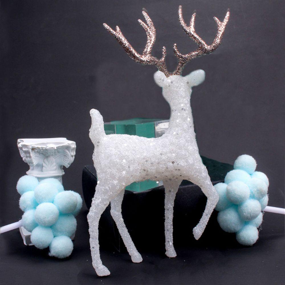 R-flower Crystal Deer Hadiah Ulang Tahun Tahun Baru Hiasan Rumah Natal