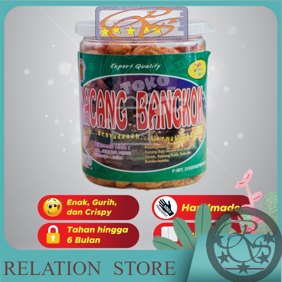 

Kacang Bangkok Cap Kepala Singa 250 gr