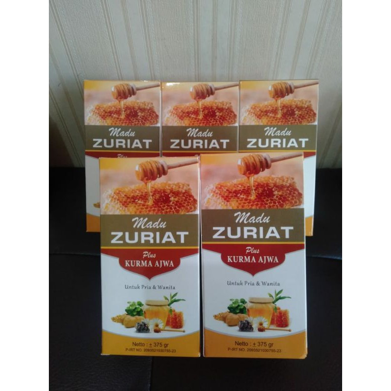 

Madu Zuriat Plus Kurma Ajwa Madu Promil 375 gram