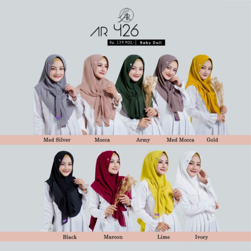 TERLARIS √ Ar 426 hijab instan by hijab ar rafi original hijab instan - INAYAHHIJAB-1