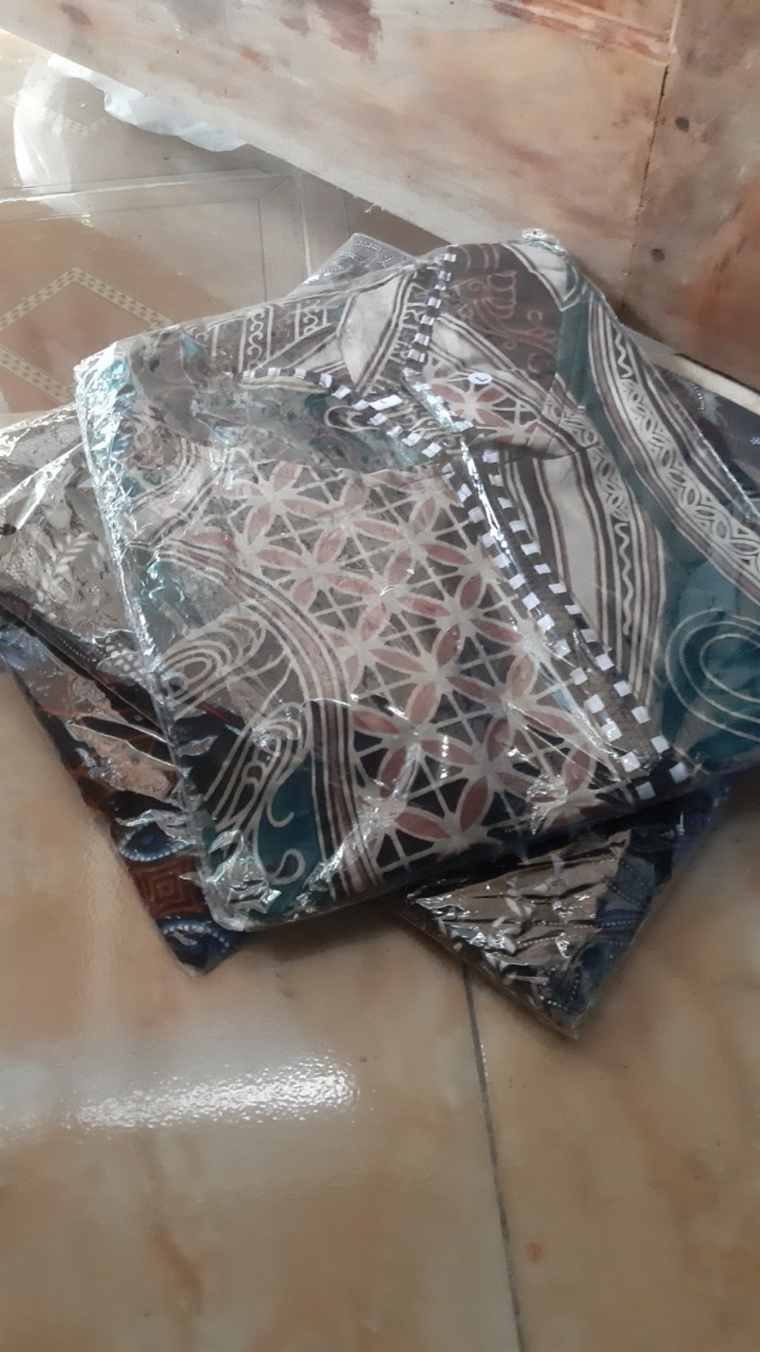 Batik Sarimbitan Maura Couple - Sania Ruffle Batik Couple / Sarimbit Batik Pekalongan / Blus Batik