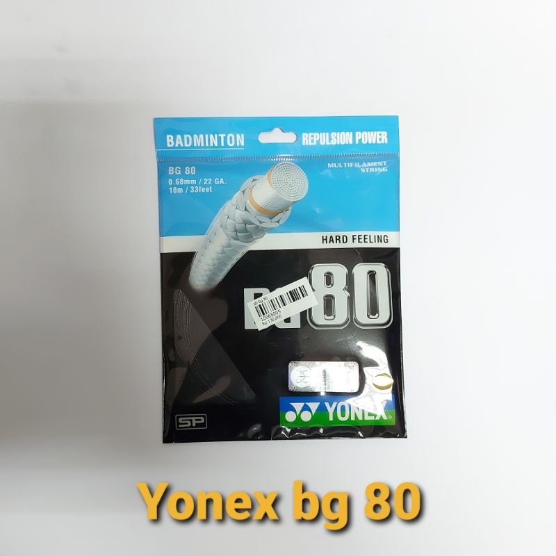 senar badminton yonex original / senar raket yonex BG 80