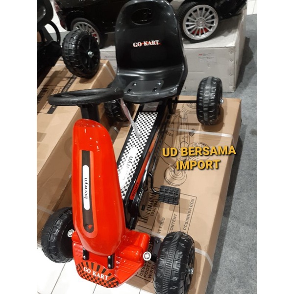 BERWYN GO KART ANAK MERAH MOBIL GOKART KAYUH ANAK ORIGINAL BERWYN