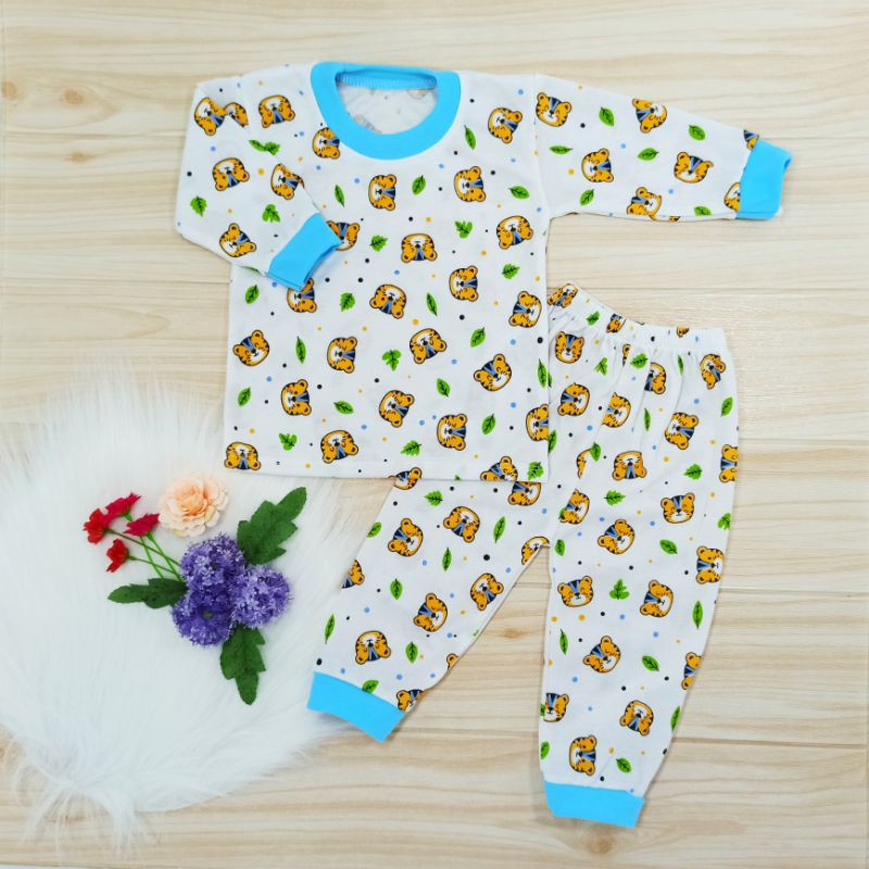 [Ss-8054] Pakaian Bayi size 0-12bulan, Piyama Anak, Baju Tidur Bayi, Baju Anak Lengan Panjang