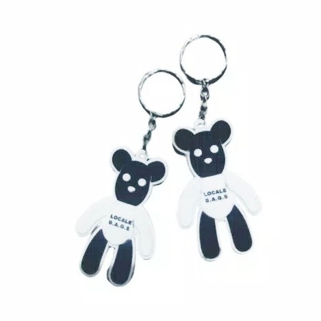 LOKAL Alesha Gantungan Boneka Karet Black And White