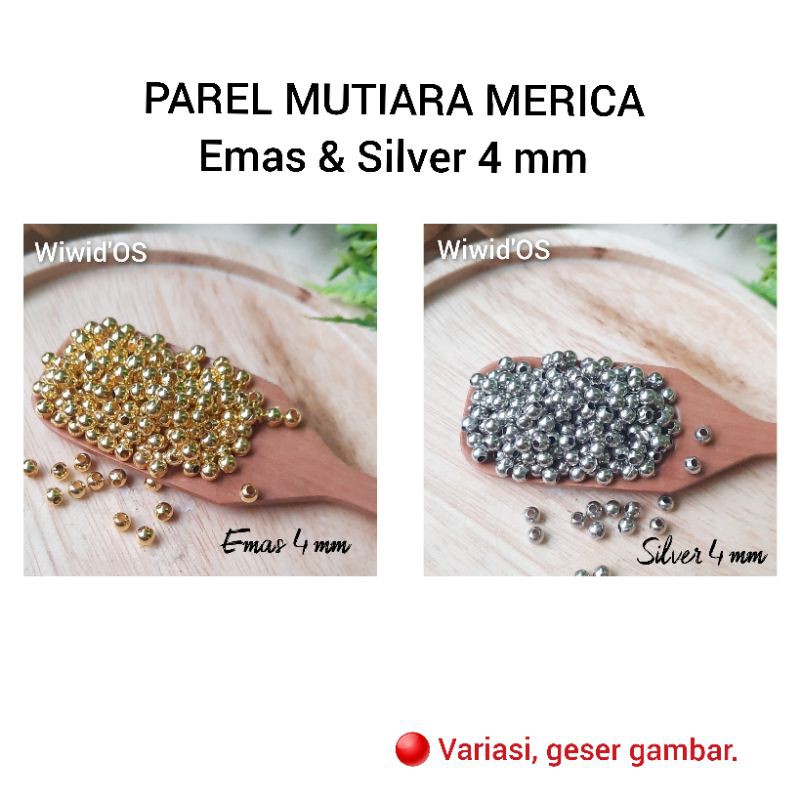 

(7 gr)MANIK PAREL MUTIARA MERICA 4 MM