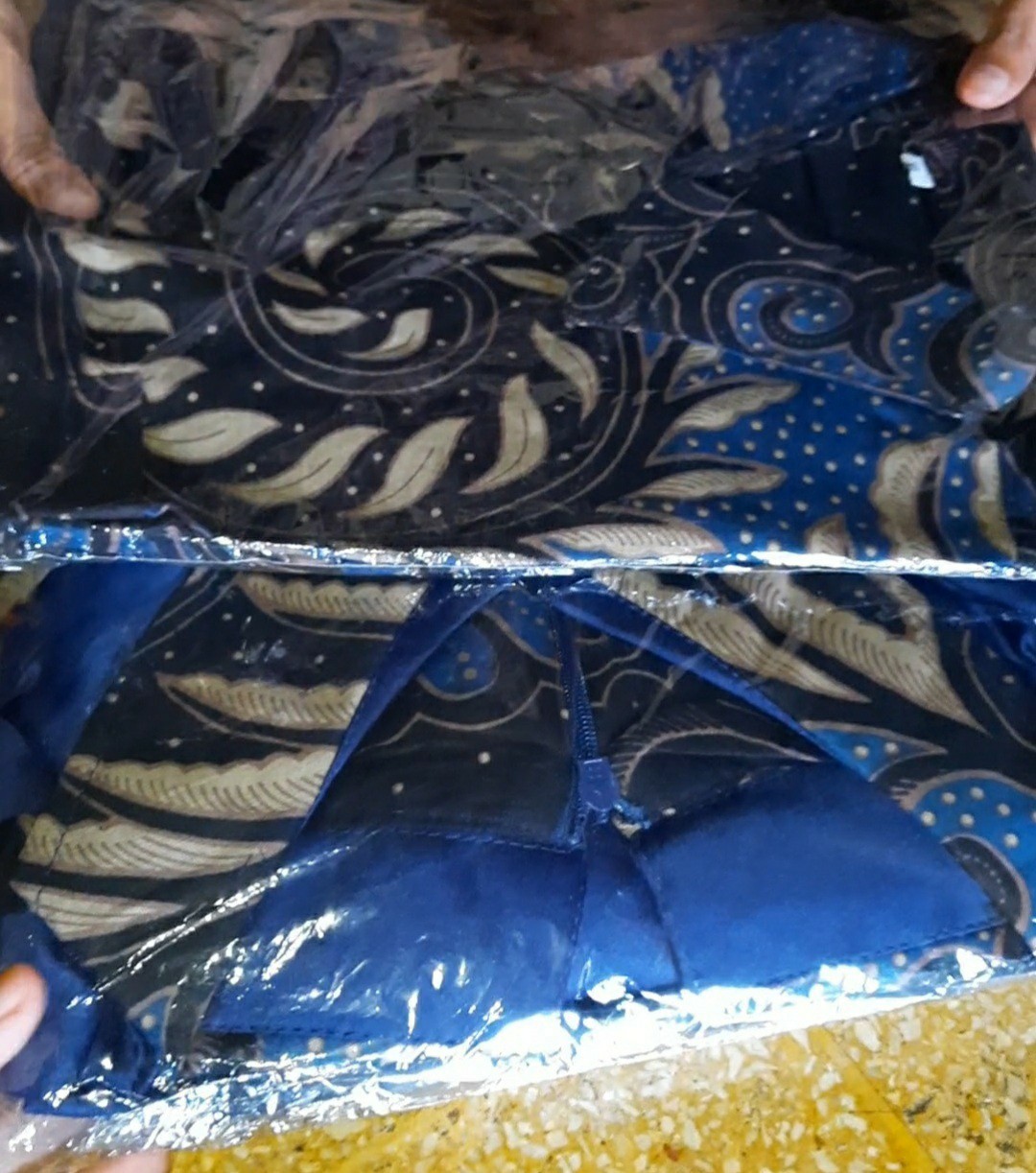 Batik Couple Keluarga, Baju Batik Couple Keluarga Ori Ndoro Jowi Dnt Velvet Navy Set Couple Keluarga