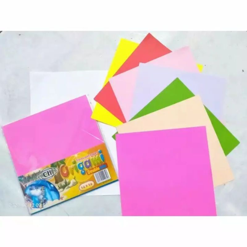 

Kertas Lipat Origami 2 sisi / double side