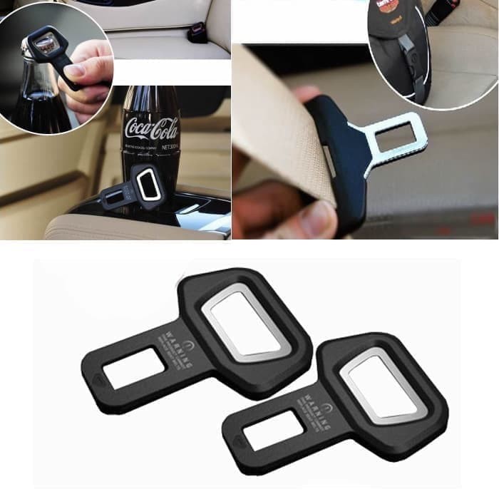 Seat Belt Buckle Alarm Buzzer Stopper / Pembuka Botol Minuman