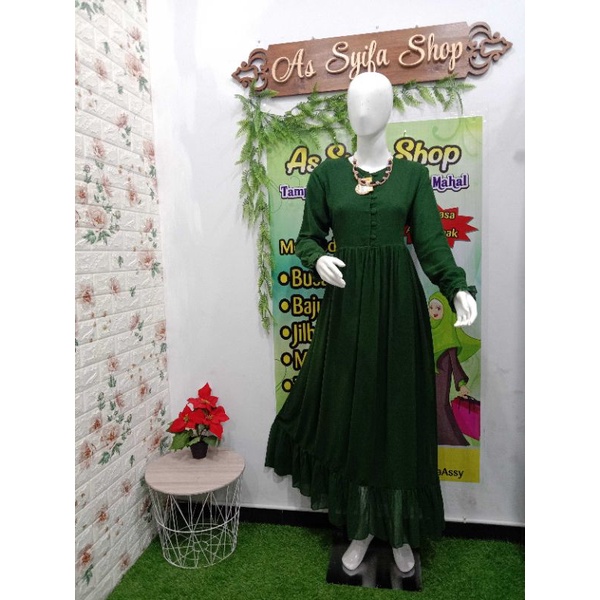 gamis ceruty frilla collection