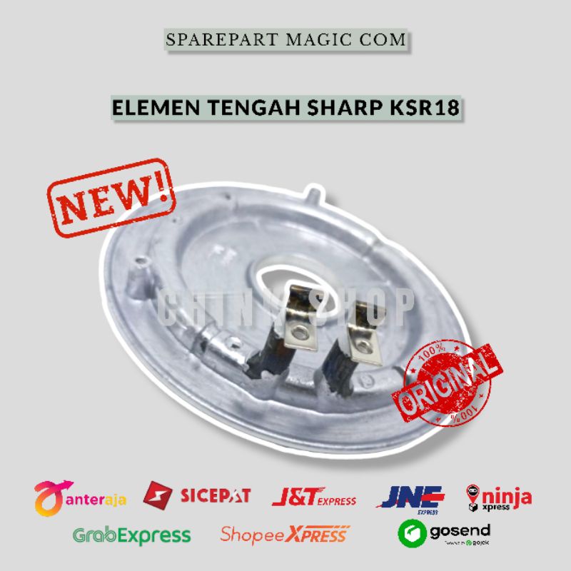 ELEMEN BESI TENGAH SHARP MAGIC COM 1.8 LITER KSR18 KSR 18 RICE COOKER ORIGINAL
