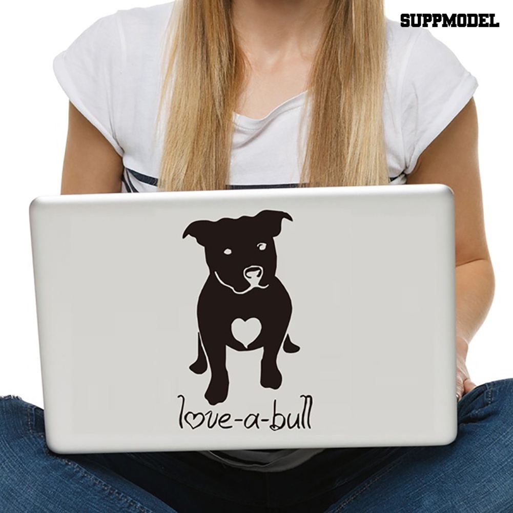 Stiker Reflektif Motif Anjing Bulldog Untuk Dekorasi Mobil / Laptop