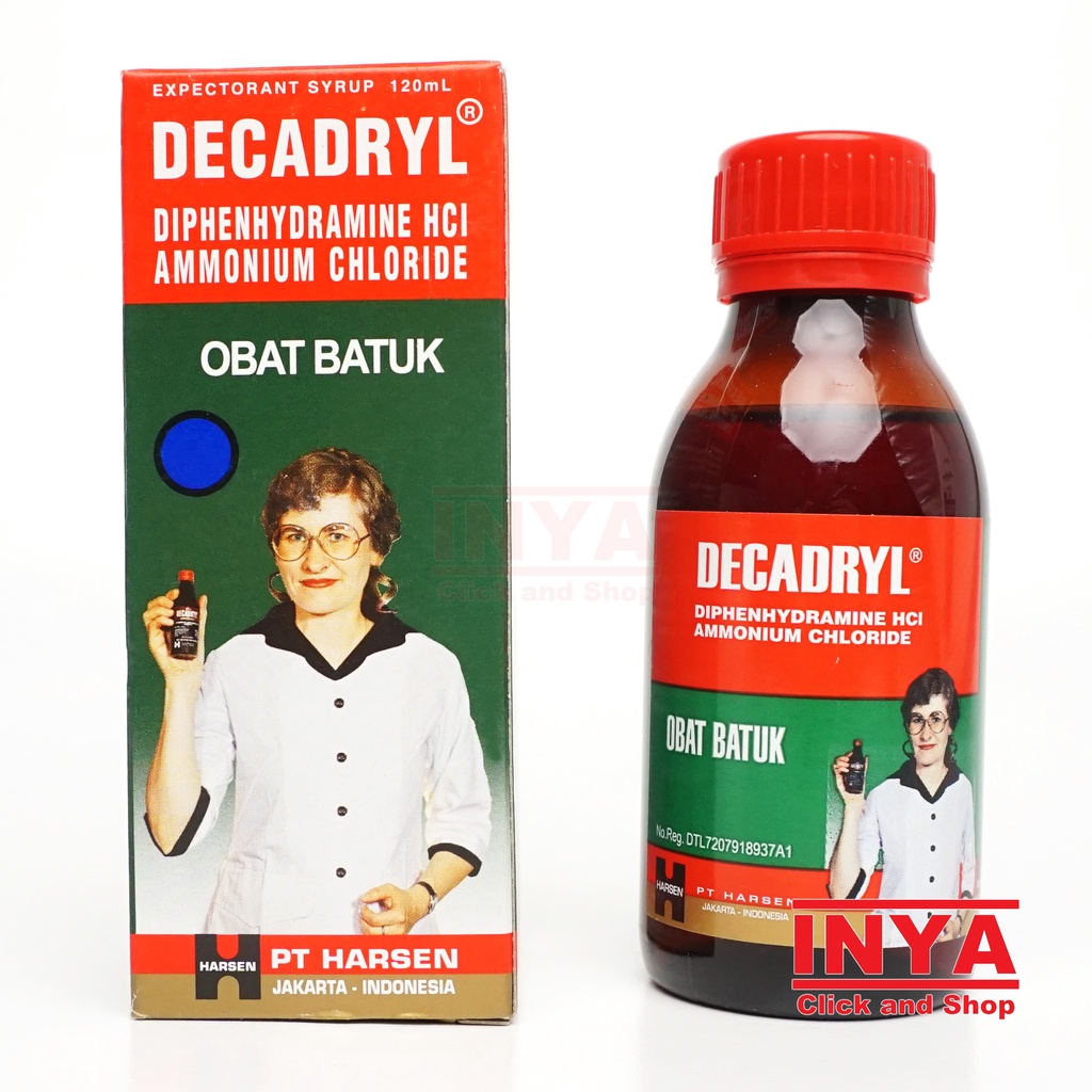 DECADRYL EXPECRORANT SYRUP 120ml - Obat Batuk