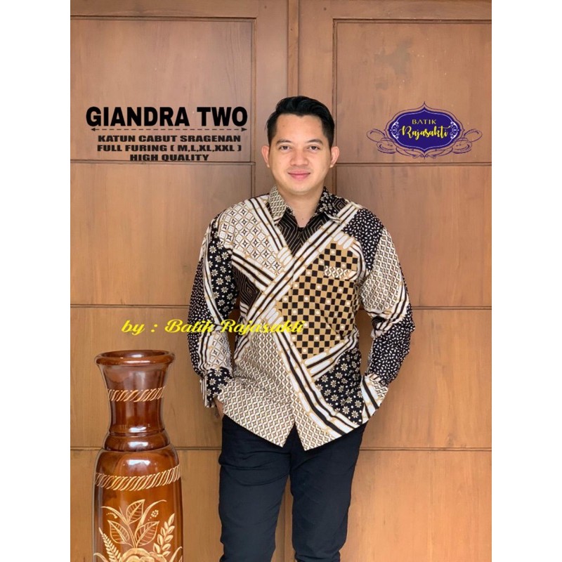 BATIK GIANDRA TWO FULL FURING KATUN CABUT HALUS SRAGENAN SIZE M-XXL ASLI SOLO TERMURAH