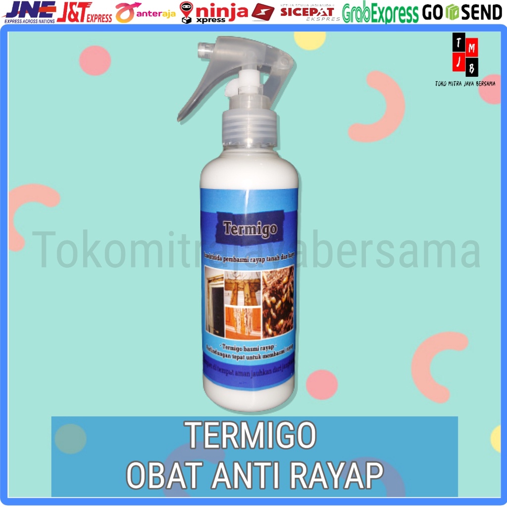 PEMBASMI OBAT RAYAP KAYU AMPUH TERMIGO LARON KUMBANG SIAP PAKAI