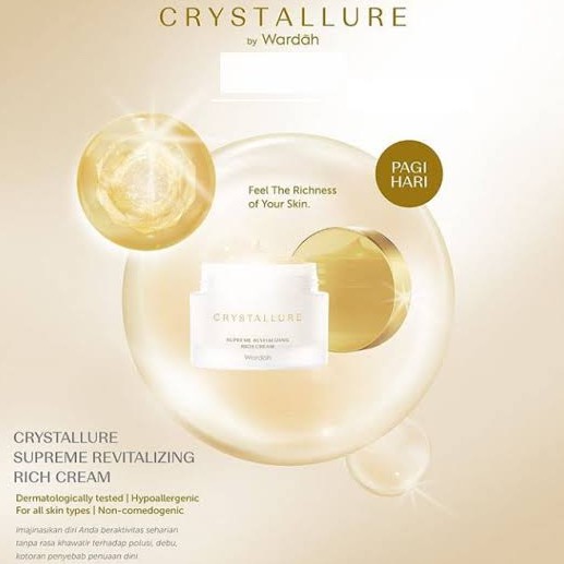 WARDAH CRYSTALLURE Supreme Rich Cream SPF 35PA++