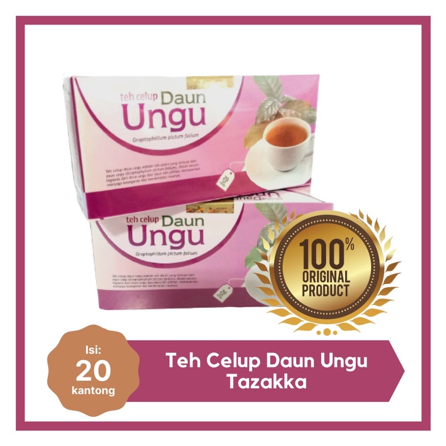 

TEH CELUP DAUN UNGU OBAT AMBIEN ATAU WASIR TAZAKKA ASLI