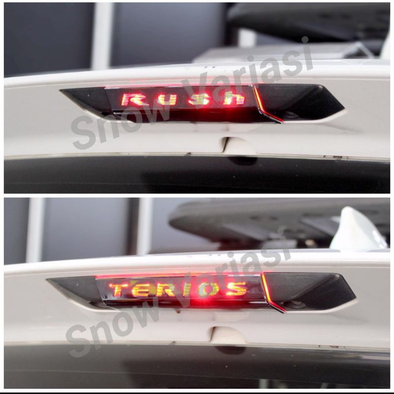 Cover Lampu spoiler All new rush terios 2018 2021 2022 2023 Chrome