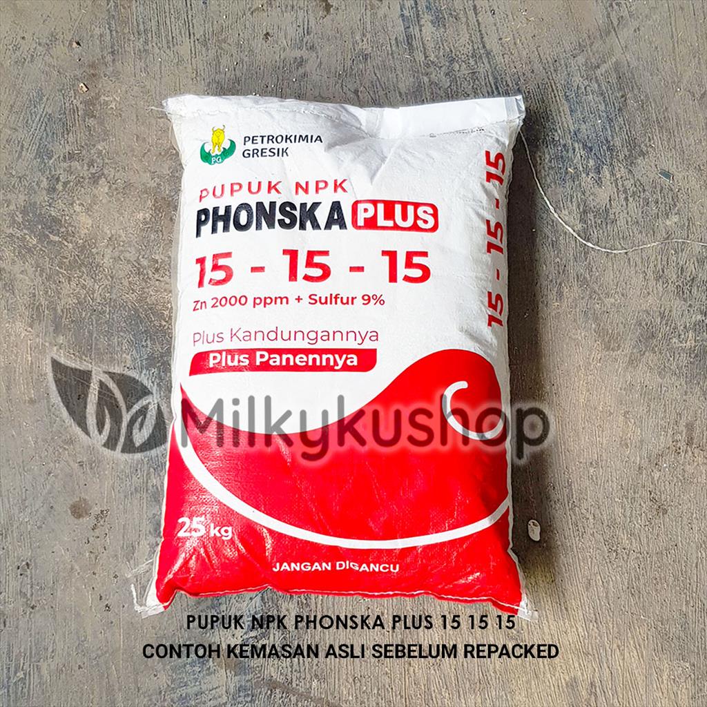 PUPUK NPK PHONSKA PLUS 15 15 15 KEMASAN REPACK 1 KG