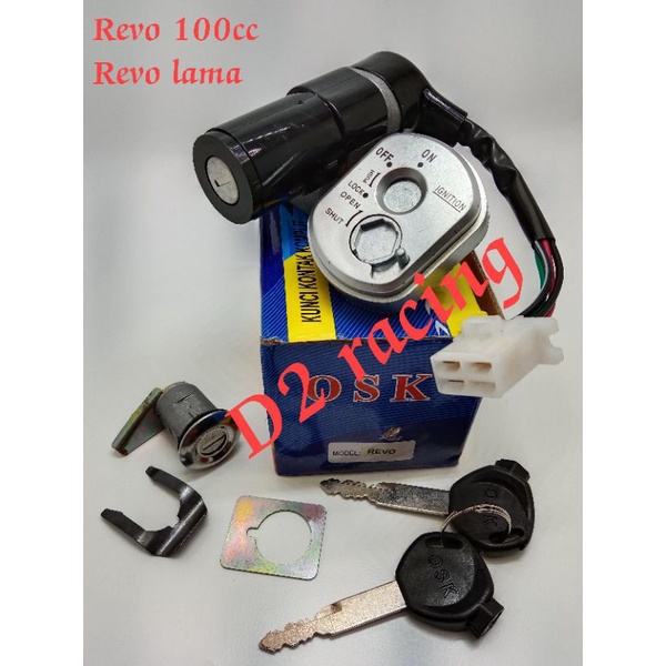 Kunci kontak revo lama plus kunci bagasi / kunci assy revo lancip, revo lama, revo karbu kualitas or
