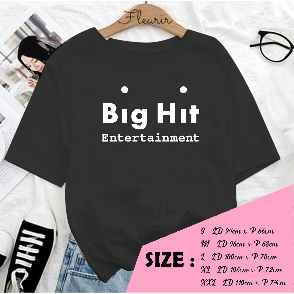 FLEURIR - KAOS BIG HIT  WANITA DEWASA LENGAN PENDEK TEE UNISEX
