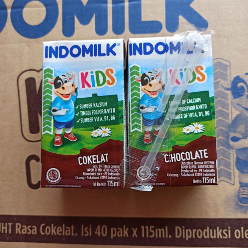 

Susu Uht Kotak Indomilk Kids 115 Ml Rasa Cokelat