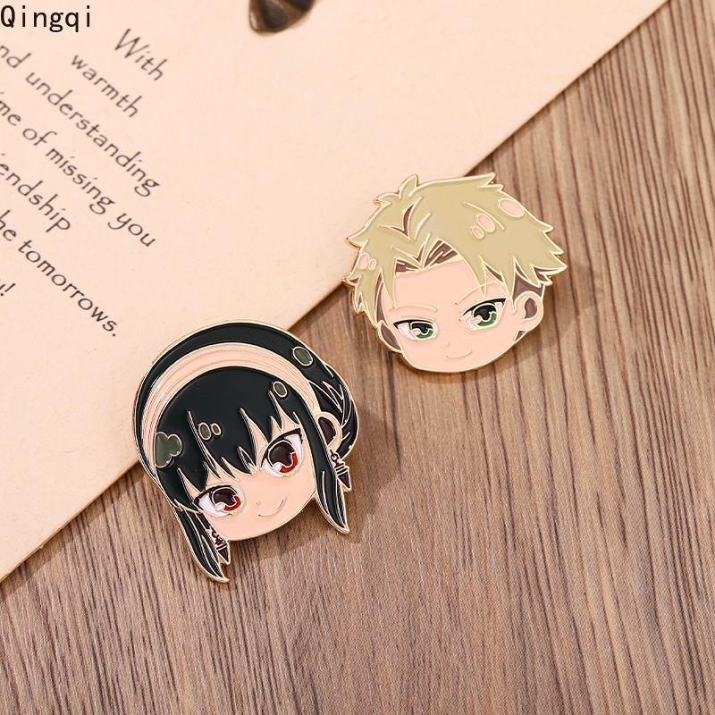 Bros Pin Enamel Bentuk Karakter Kartun Anime Jepang Spyxfamily Untuk Hadiah