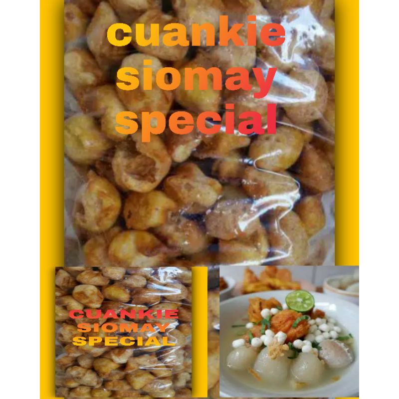 

CUANKI/CUANKIE SIOMAY SPECIAL MURAH KHAS GARUT ISI 50 PCS TOPPING BASO ACI/SEBLAK/MAKANAN
