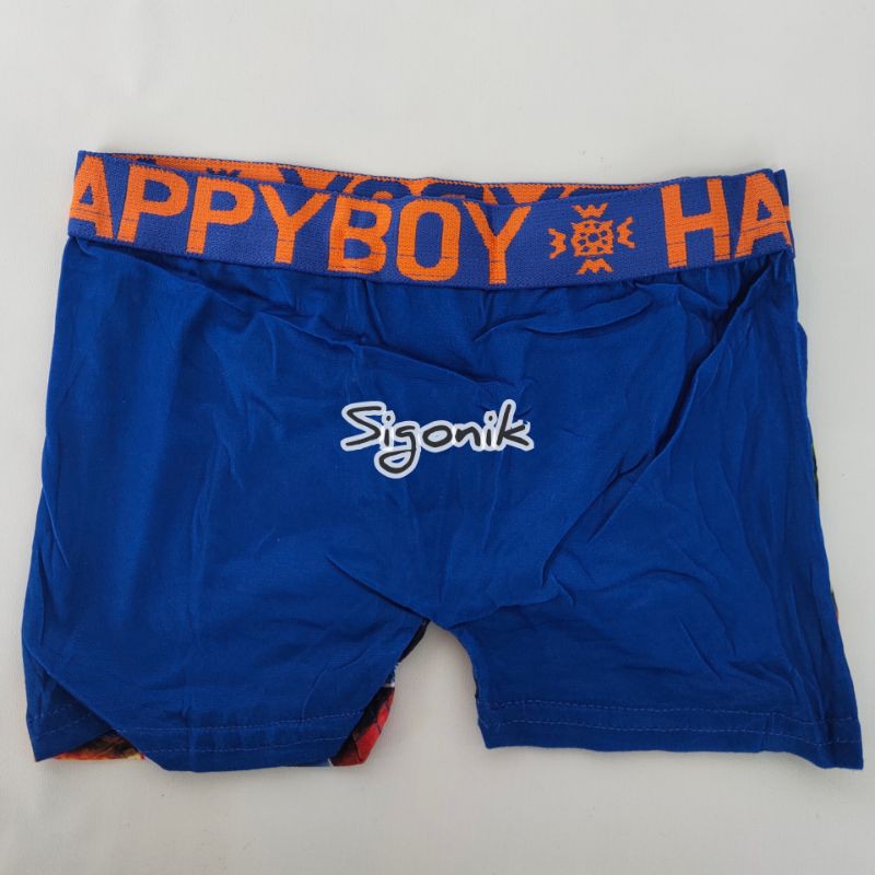 Boxer CD Celana Dalam Cowok Anak Laki-laki Ukuran M L XL Happy Boy SD TK Murah Adem Nyaman