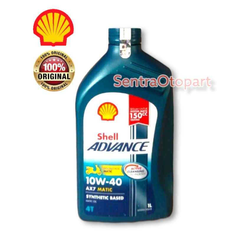 Oli shell scooter matic 10w40 1000ml