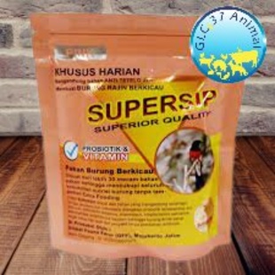 PINK SUPERSIP SUPERFIT PAKAN VOER HARIAN BURUNG MURAI BATU CILILIN DLL