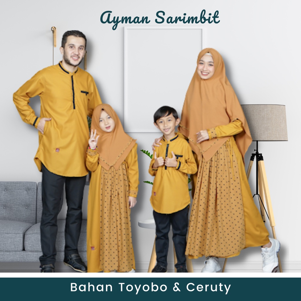 Sarimbit Keluarga 2023 Lebaran Premium Family Set Lebaran 2023 Baju Couple Keluarga Gamis Couple Pas