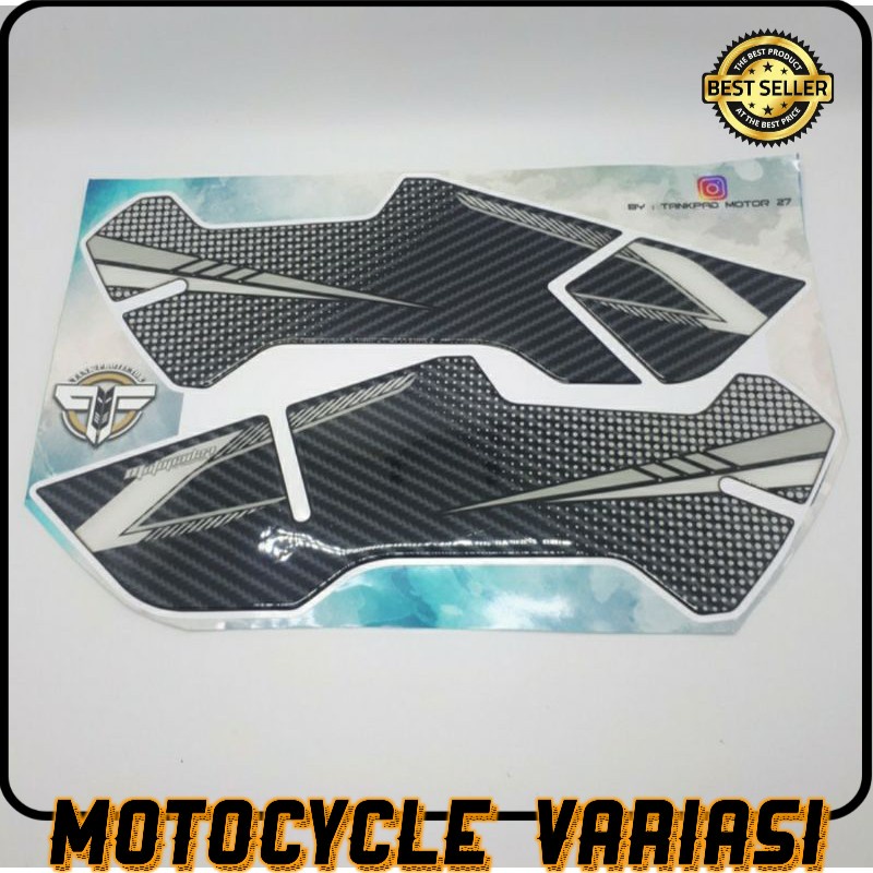 Stiker Sidepad pijakan kaki Honda ADV 150 resin premium