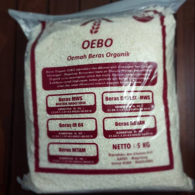 

Beras Organik MWS Mentik Wangi Susu