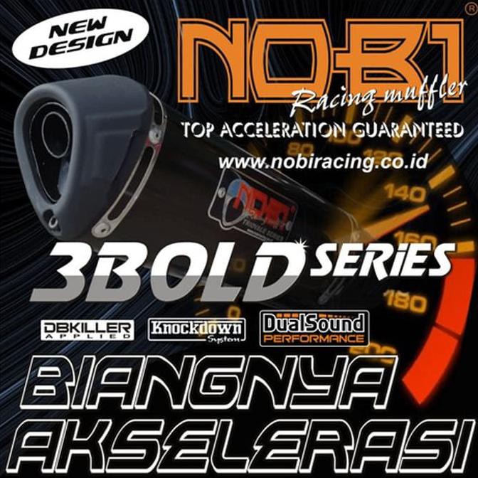 Knalpot Racing NOB1 3bold Type Bebek