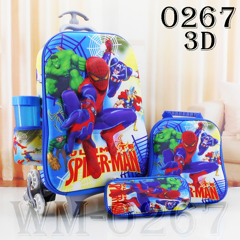Djf Tas Troli Anak 3d 5d 6d 4 In 1 Cowok Shopee Indonesia