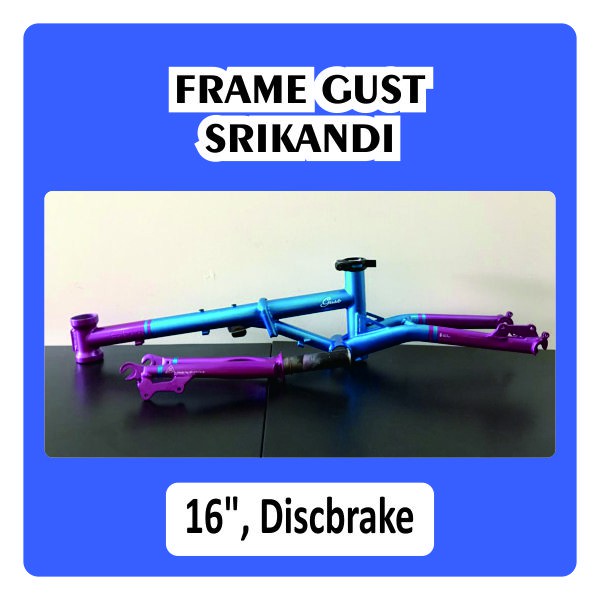 Frame Fnhon Gust Wayang Discbrake Srikandi Fork Series 2020 not Blast Storm V brake Seli Sepeda Set
