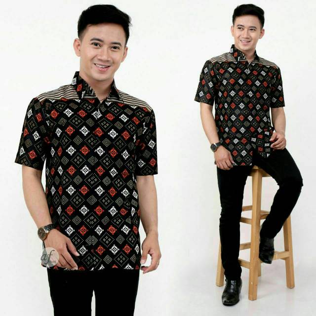 PROMO ASLI Baju Batik Kemeja Pria Sogan Lawasan Manuk PROMO ASLI Baju Batik Kemeja Pria Sogan Lawasan Manuk